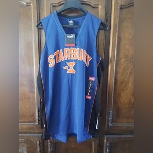 Starbury Jersey Mens L Blue Stephon Marbury Sewn‎ Embroidered Knicks Embroidered